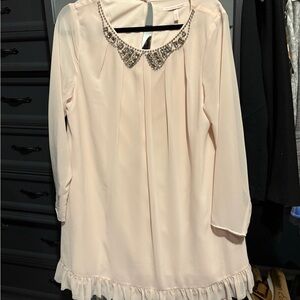 Victoria's Secret Baby pink Long Sleeve Dress